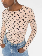 Imagen del artículo Top Jersey Moon de la marca Marine Serre para Mujer - Temporada Otoño-Invierno 2025 - Vista Detallada_1