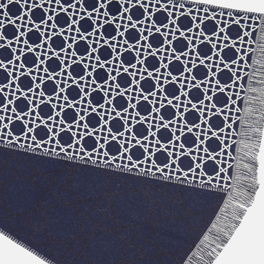 Schals und handschuhe Écharpe imprimé Cannage Dior Blau Homme