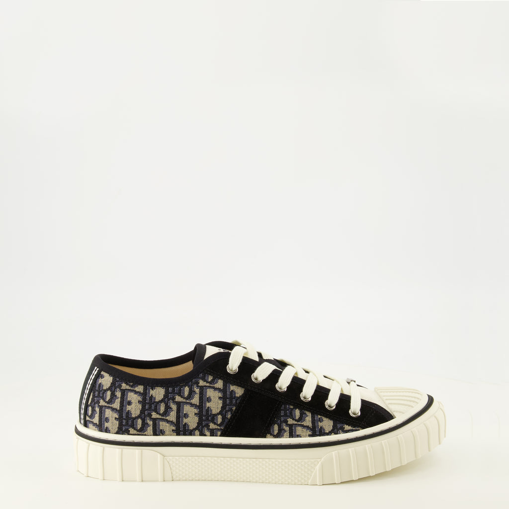 Baskets ホーパーロートップ ネイビー スニーカー Dior Bleu foncé Homme