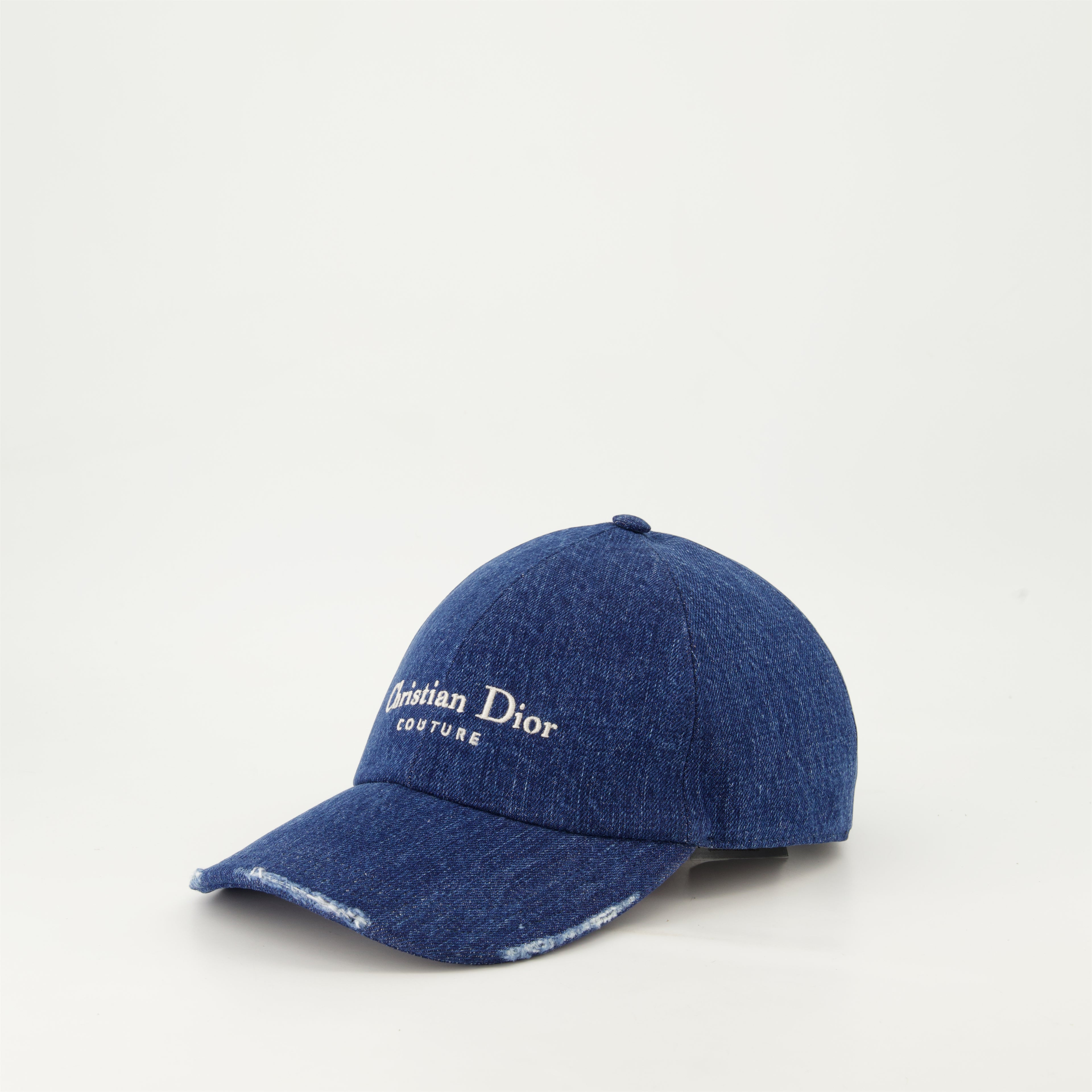 Hats, caps and beanies Cou<tc>tu</tc>re denim cap Dior Blue Homme