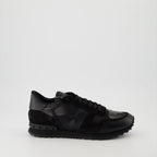 Tênis Baskets Rockrunner Valentino Garavani Preto Homme