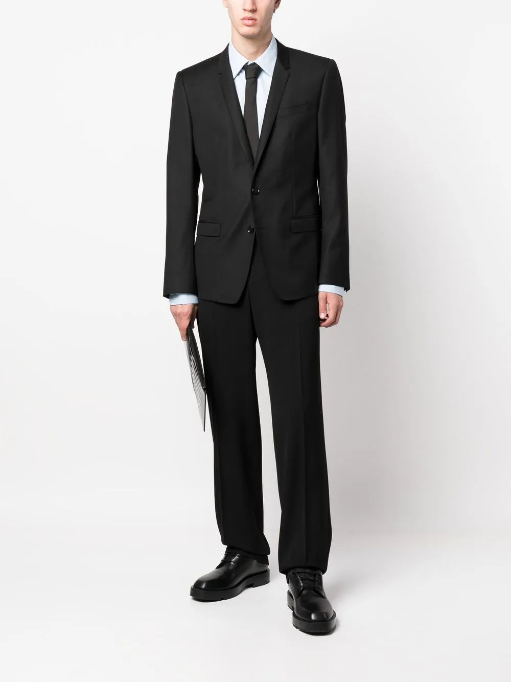 Camicie Camicia in popeline Prada Blu Homme