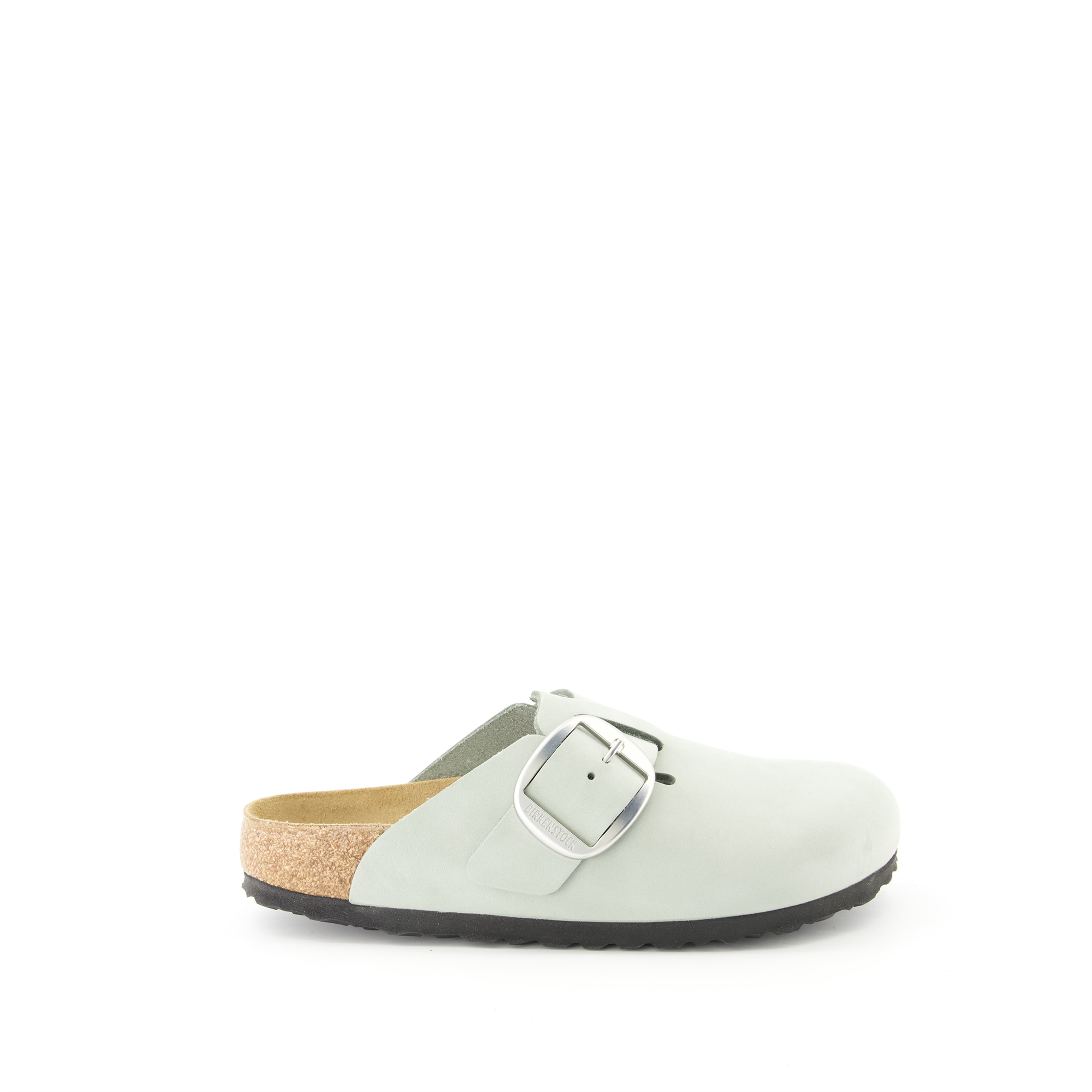 Chaussures ouvertes Mules Boston Birkenstock Gris Femme