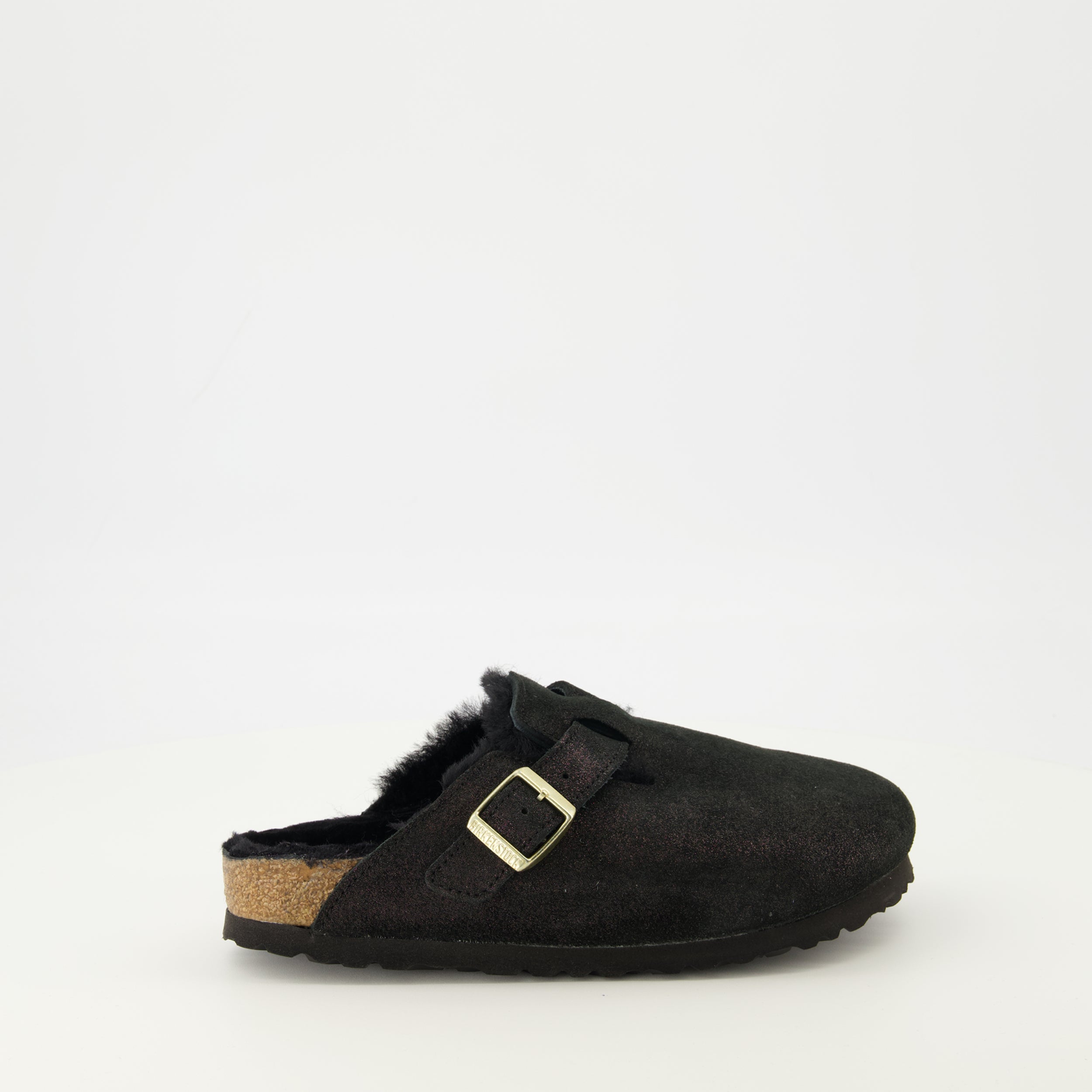 Chaussures ouvertes Mules Boston Birkenstock Noir Femme