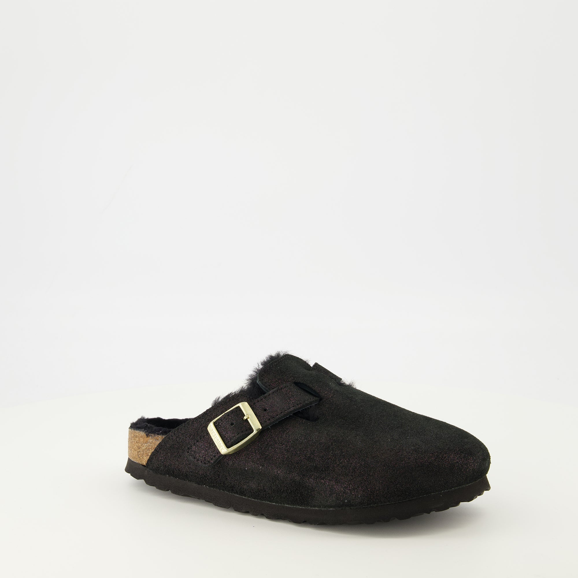 Chaussures ouvertes Mules Boston Birkenstock Noir Femme