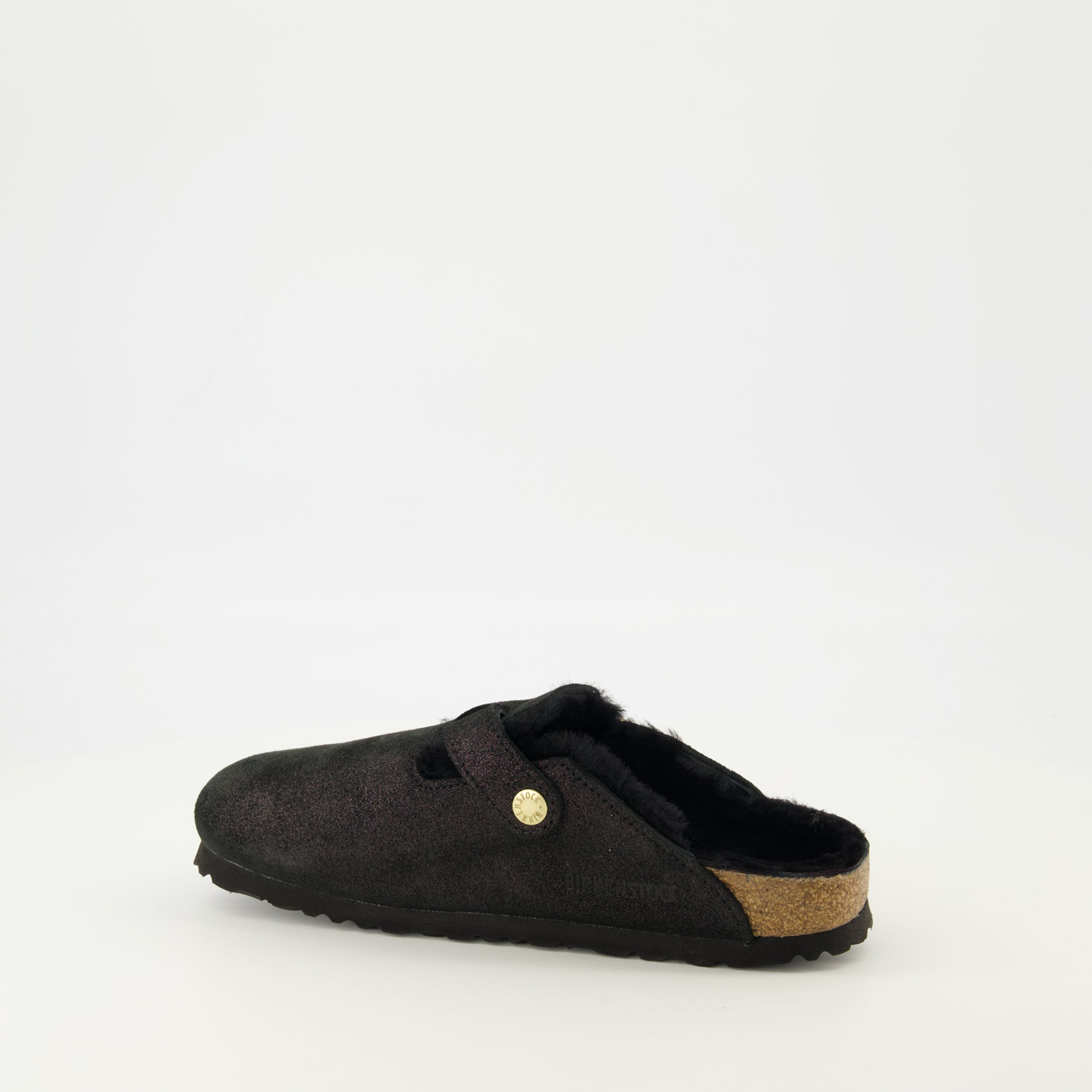 Chaussures ouvertes Mules Boston Birkenstock Noir Femme