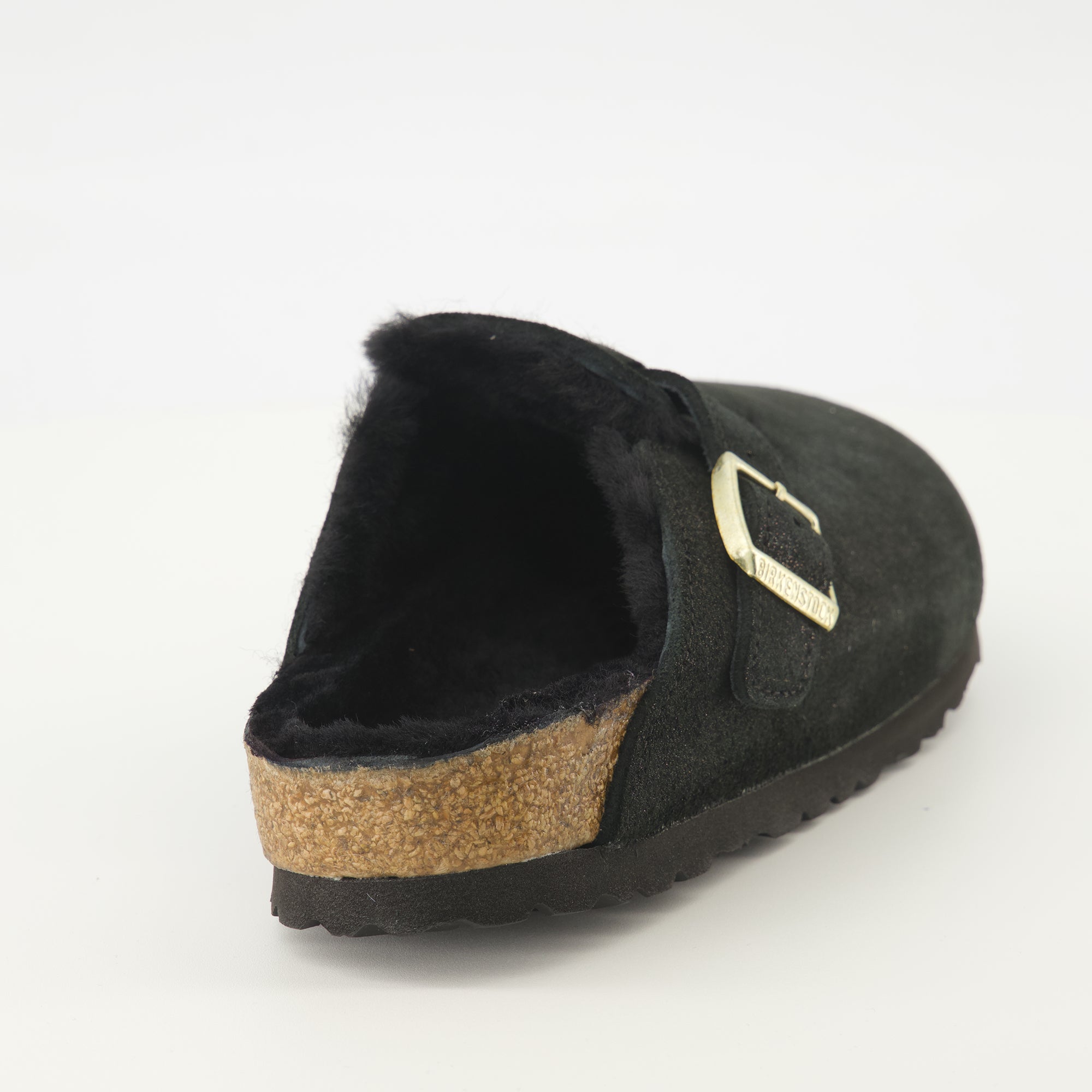 Chaussures ouvertes Mules Boston Birkenstock Noir Femme