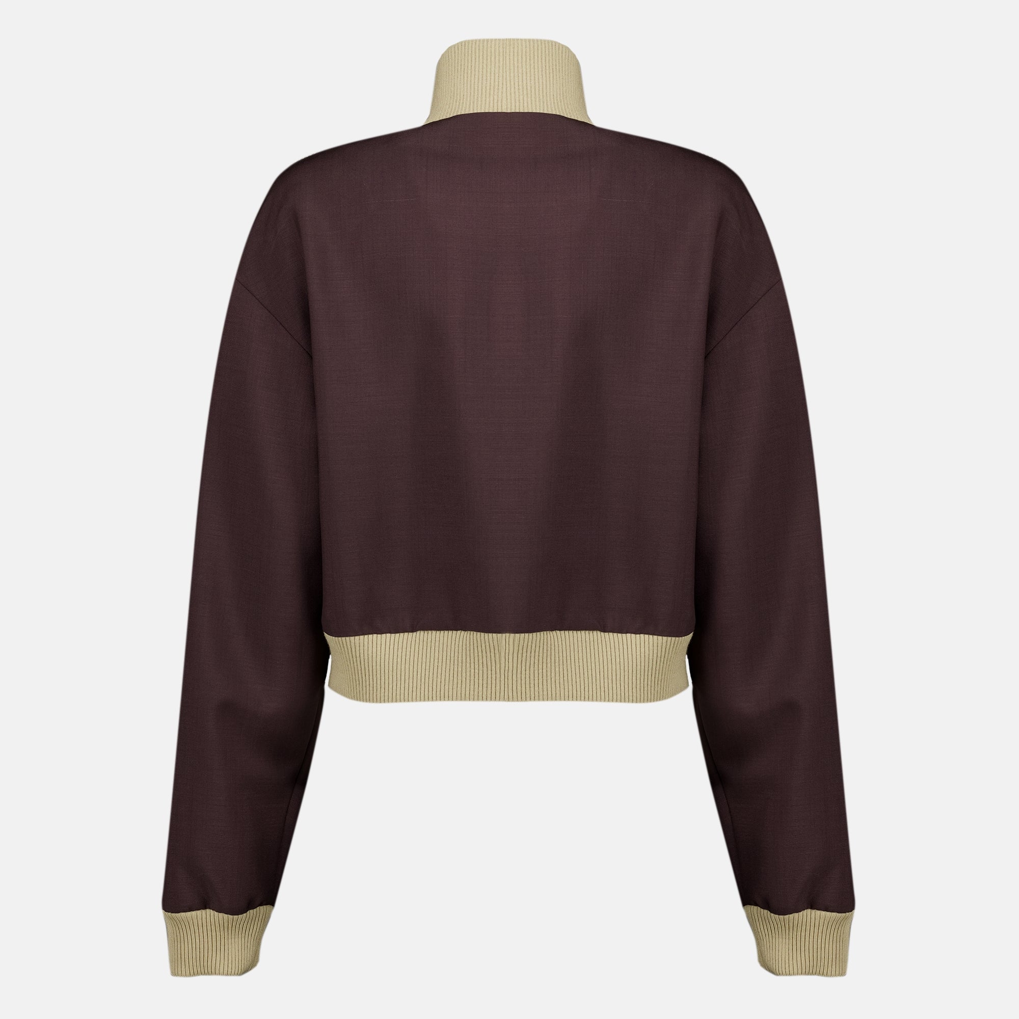 Vestes Casaco de Mohair Kid Castanho Miu Miu Marron Femme