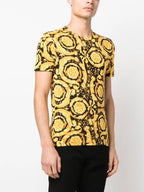 Sous-vêtements et homewear T-shirt Barocco Versace Jaune Homme