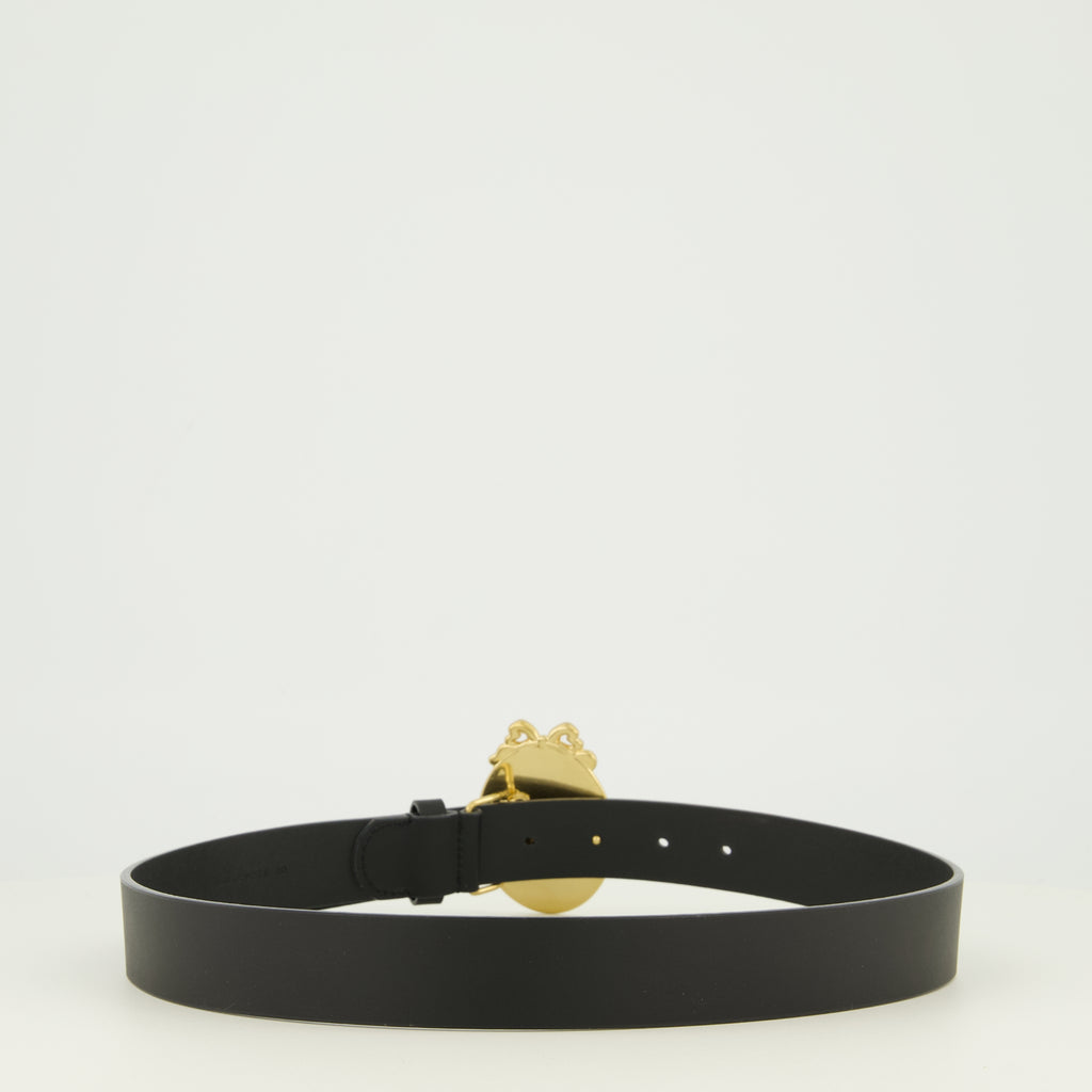 Ceintures Schwarzer Medaillon-Gürtel Dior Noir Homme