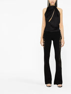 Tops Bluse aus Viskose Versace Schwarz Femme