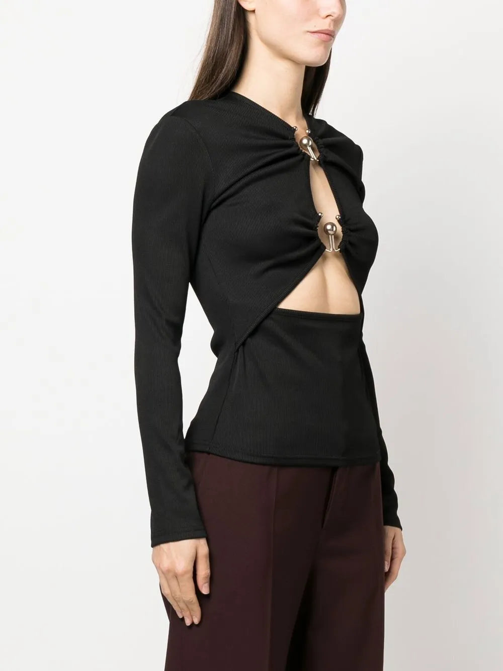 Bild des Damen-Oberteils mit langen Ärmeln Orbit von Christopher Esber - Herbst-Winter 2025 - Detailansicht 1