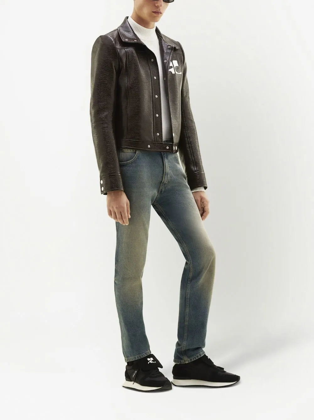 Vestes Vinyl Reissue Jacket Courrèges Marron Homme