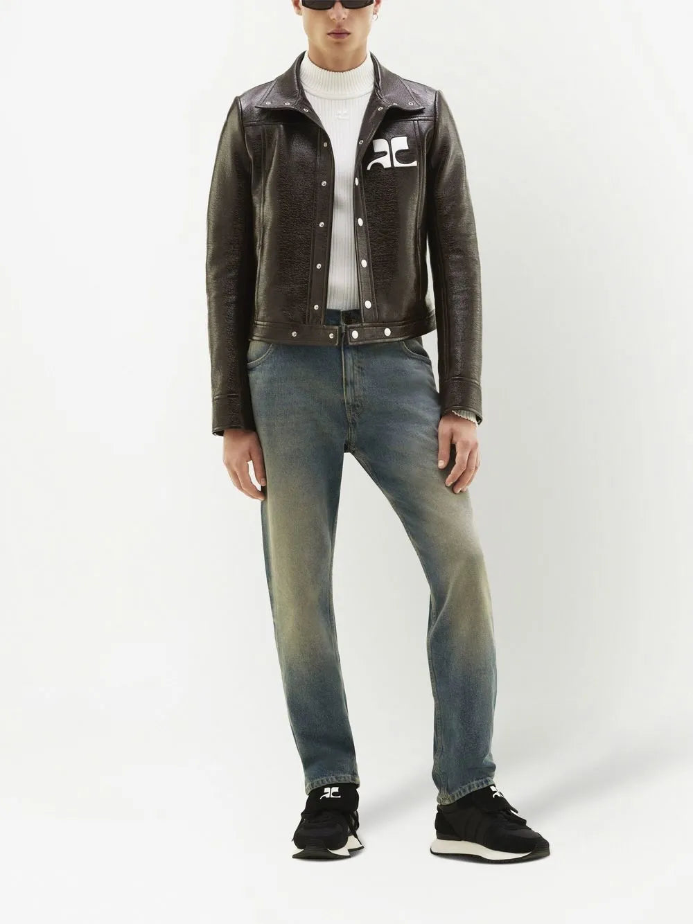 Vestes Vinyl Reissue Jacket Courrèges Marron Homme