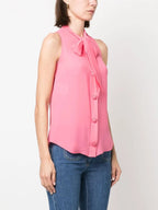 Chemises Chemise sans manches Moschino Rose Femme