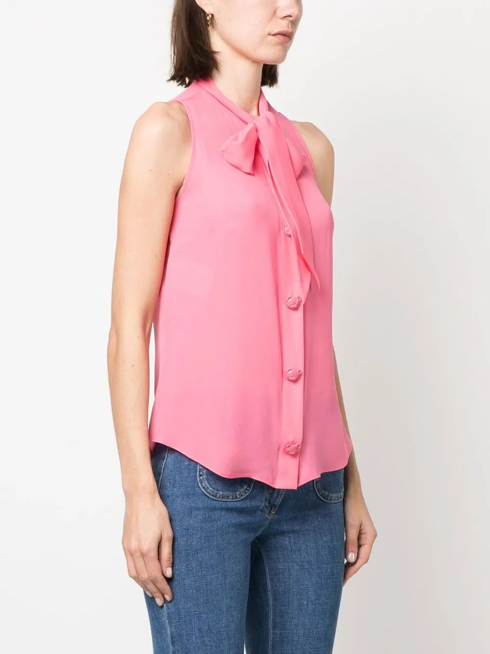 Chemises Chemise sans manches Moschino Rose Femme