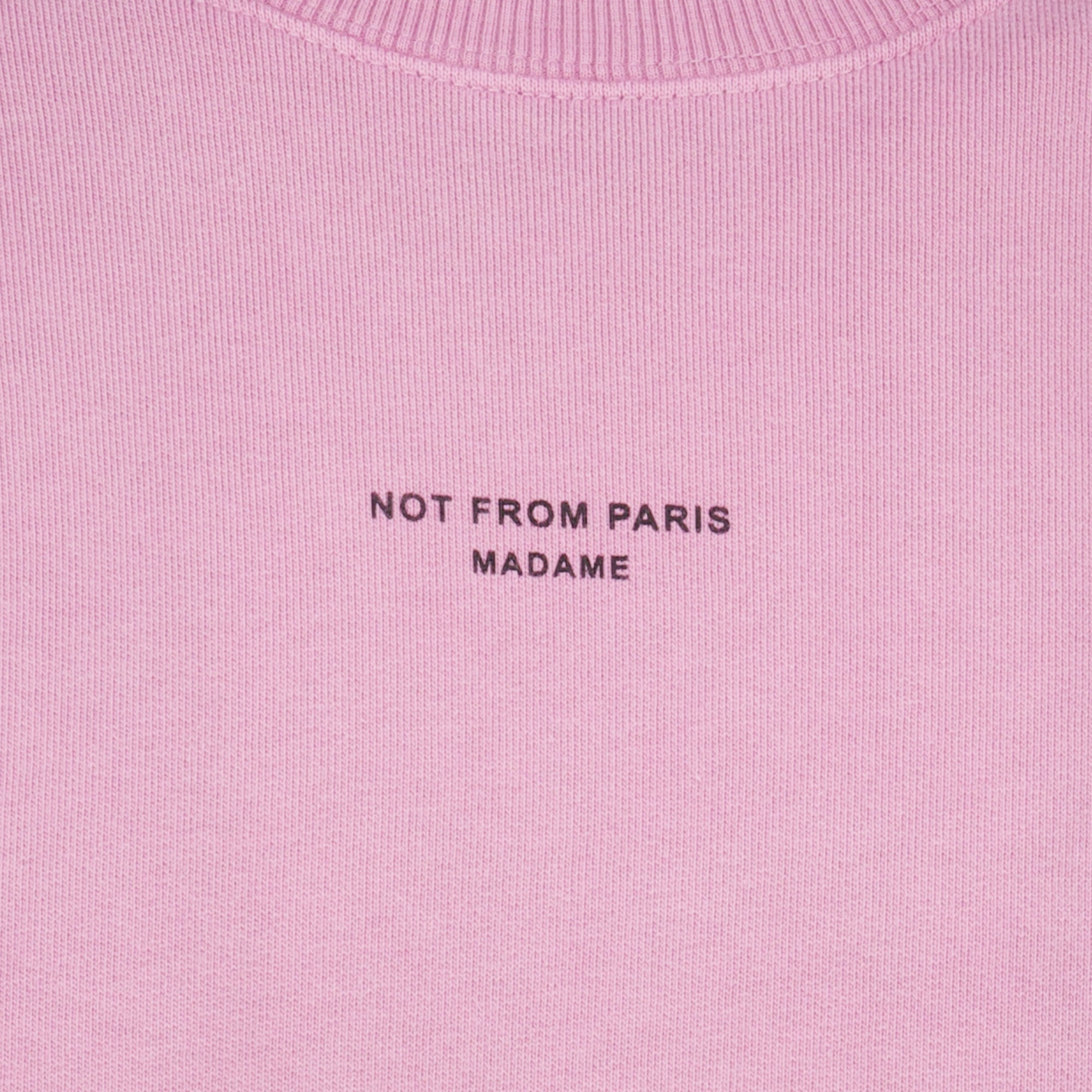 Sweatshirts Sudadera Clásica Rosa con Lema Drole De Monsieur Rose Homme