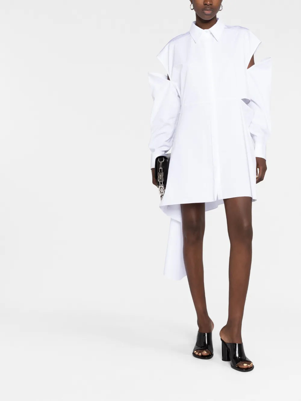 Robes Robe chemise Alexander McQueen Blanc Femme