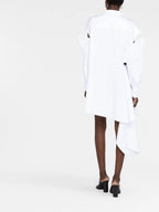 Robes Robe chemise Alexander McQueen Blanc Femme