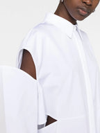 Robes Robe chemise Alexander McQueen Blanc Femme