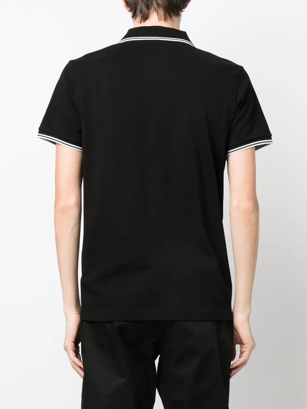 Polo shirts Polo with Piping Moncler Black Man