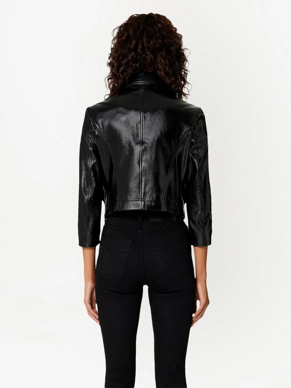 Chaquetas Chaqueta de Vinilo Ami PARIS Negro Mujeres