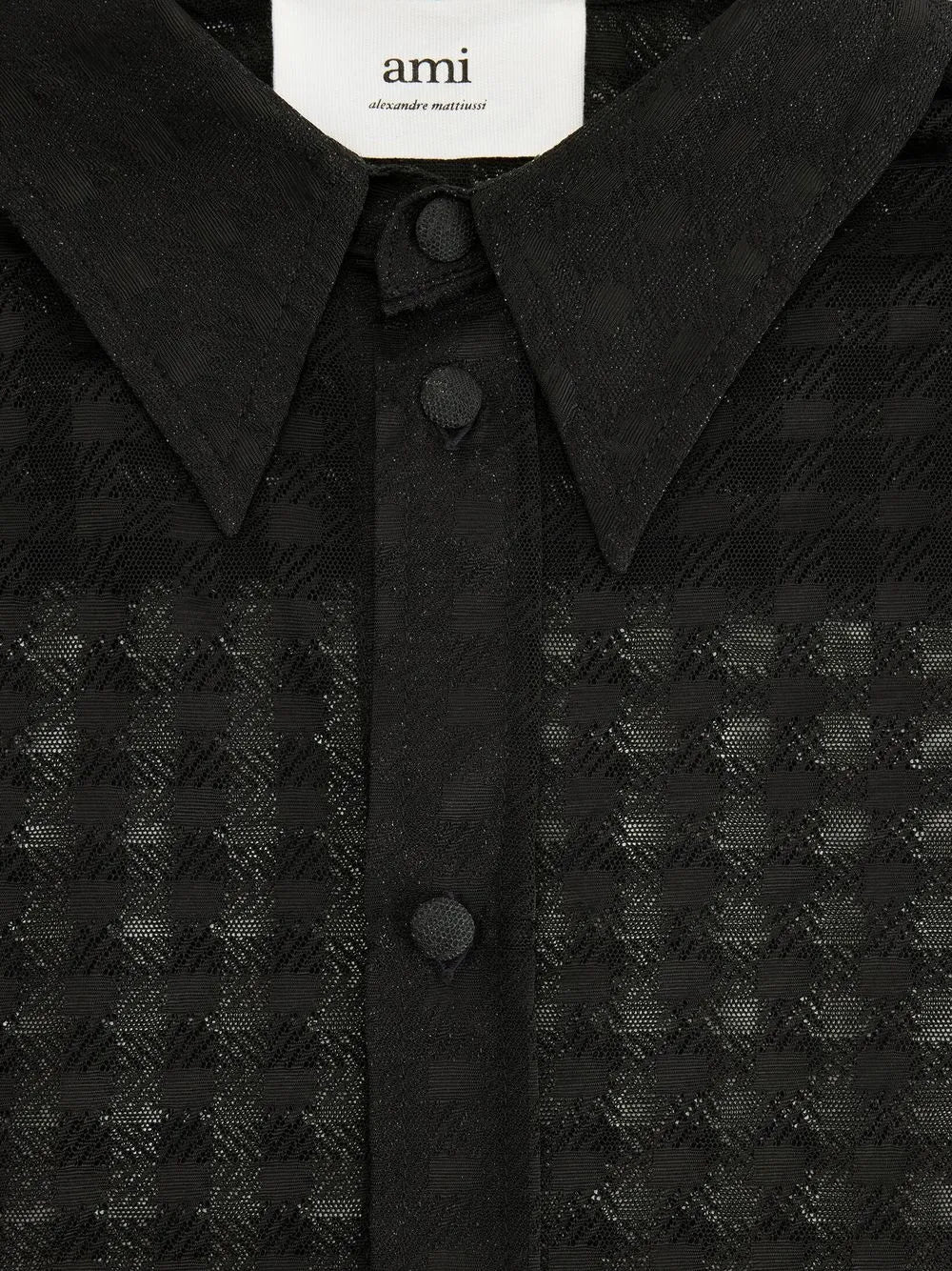 シャツ ビシーシャツ Ami PARIS 黒 女性