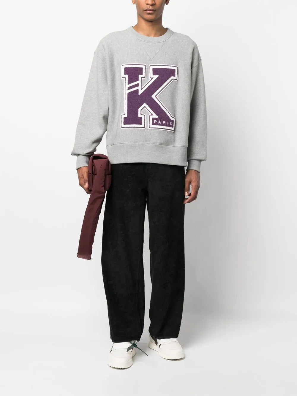 Sweatshirts Sweatshirt Varsity Kenzo Gris Homme