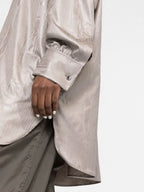 Chemises Chemise en moiré Maison Margiela Gris Femme