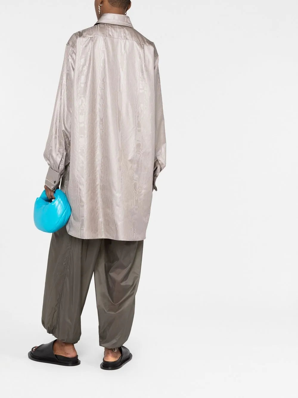 Chemises Chemise en moiré Maison Margiela Gris Femme