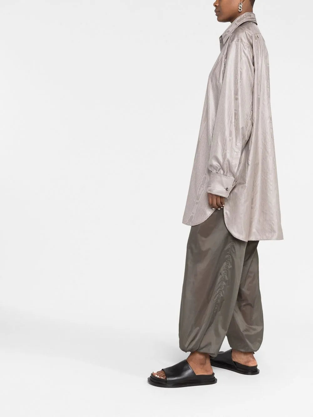 Chemises Chemise en moiré Maison Margiela Gris Femme