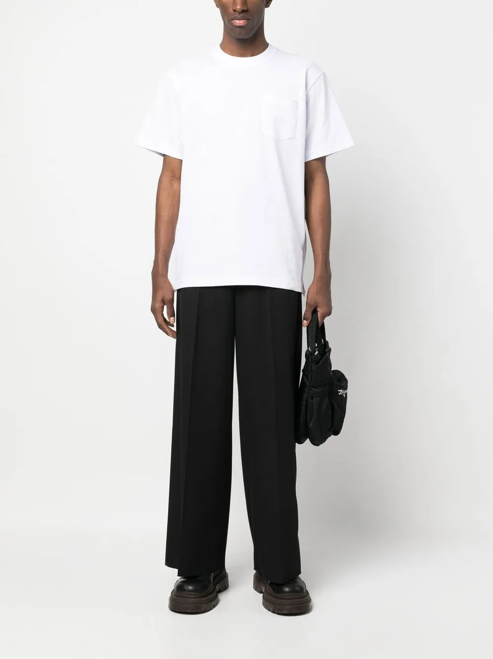 T-Shirts Zip T-Shirt Sacai Weiß Homme