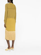 Maille Pull en maille Victoria Beckham Kaki Femme