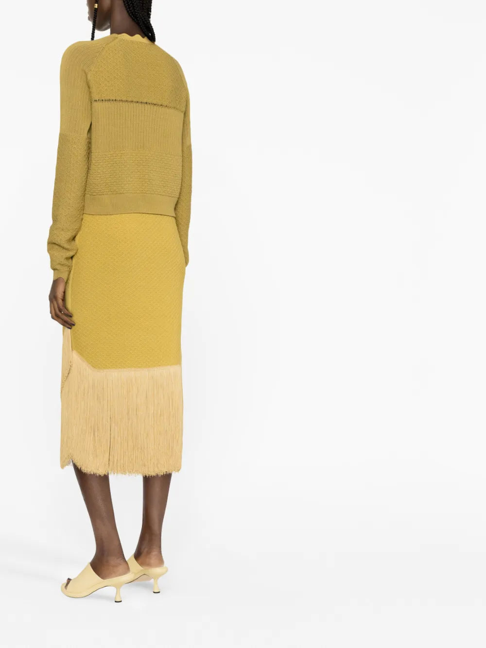 Maille Pull en maille Victoria Beckham Kaki Femme