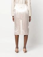 Skirts Satin Skirt Fendi Beige Women