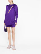 Robes Robe en viscose Versace Violet Femme