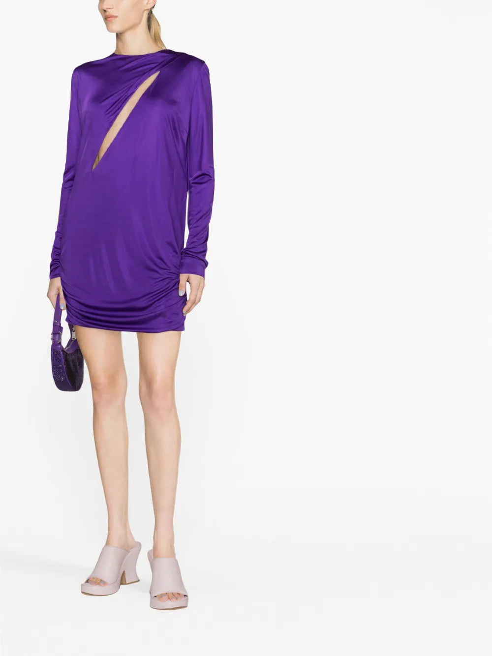 Robes Robe en viscose Versace Violet Femme