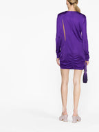 Robes Robe en viscose Versace Violet Femme