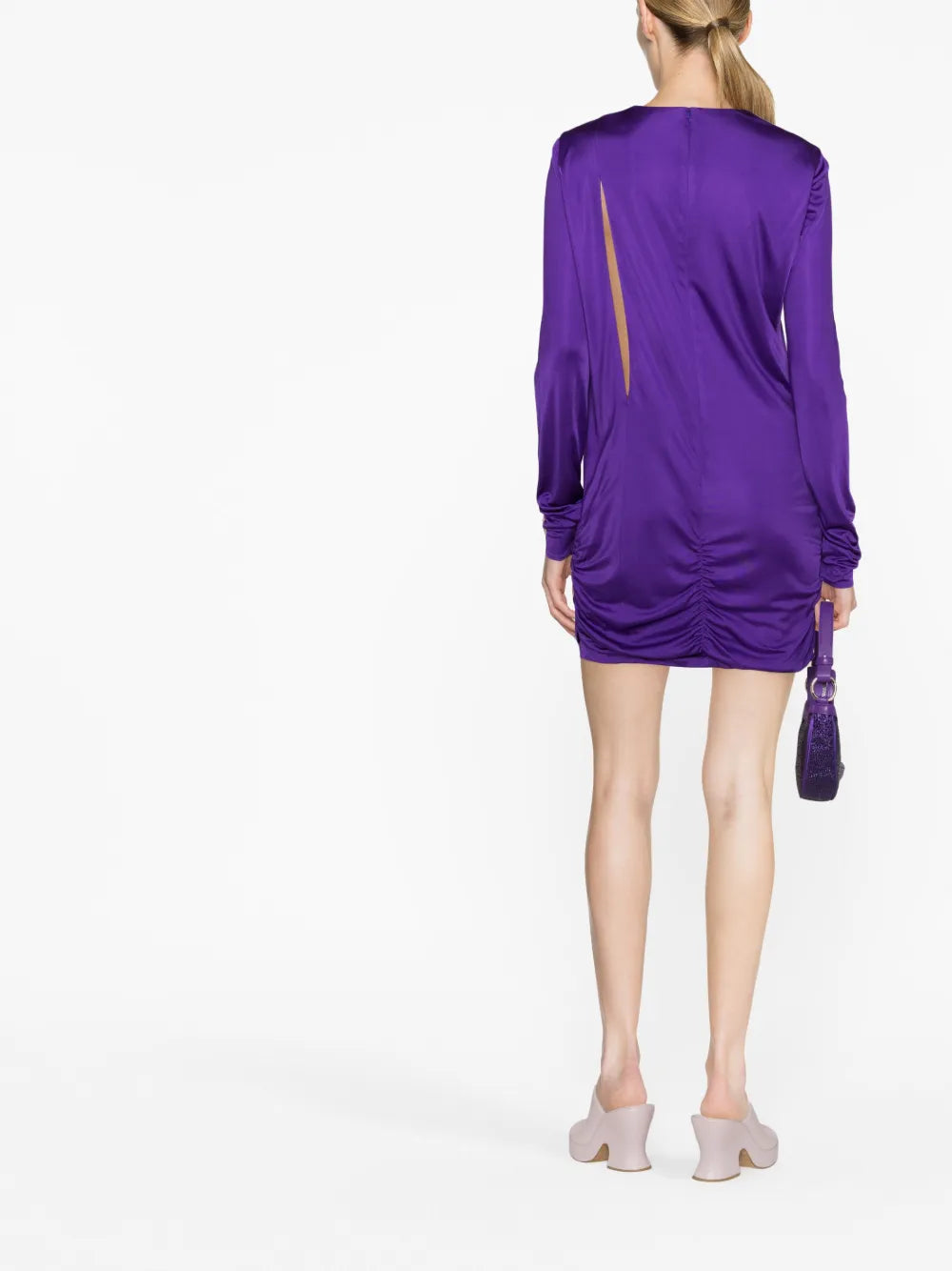 Robes Robe en viscose Versace Violet Femme