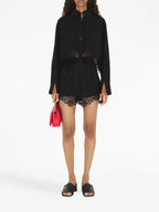 Chemises Chemise crop Burberry Noir Femme