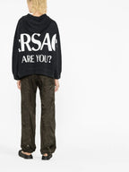 Sweatshirts Hoodie à logo Versace Noir Femme