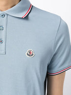 Polos Polo à logo Moncler Bleu Homme