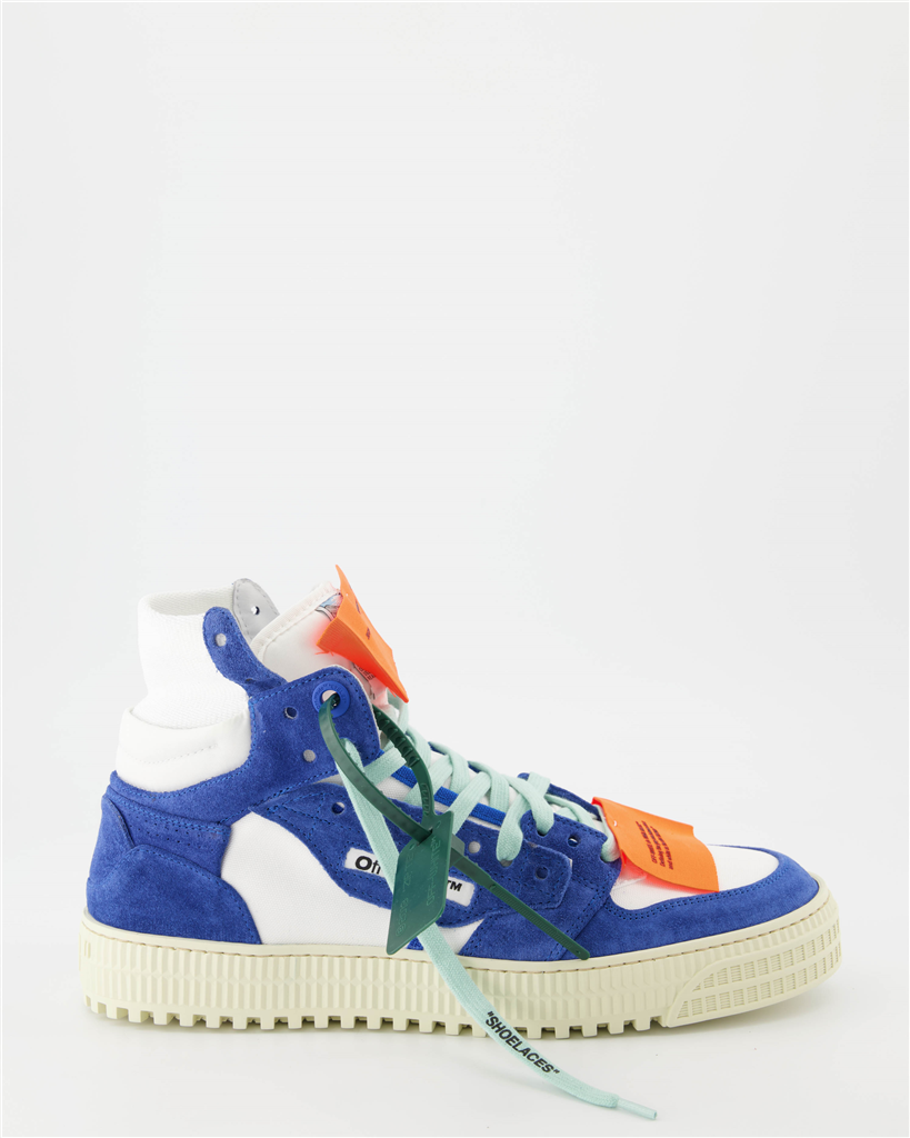 Sneaker OMIA065F22LEA002 0145 white blue Off-White Blau Homme