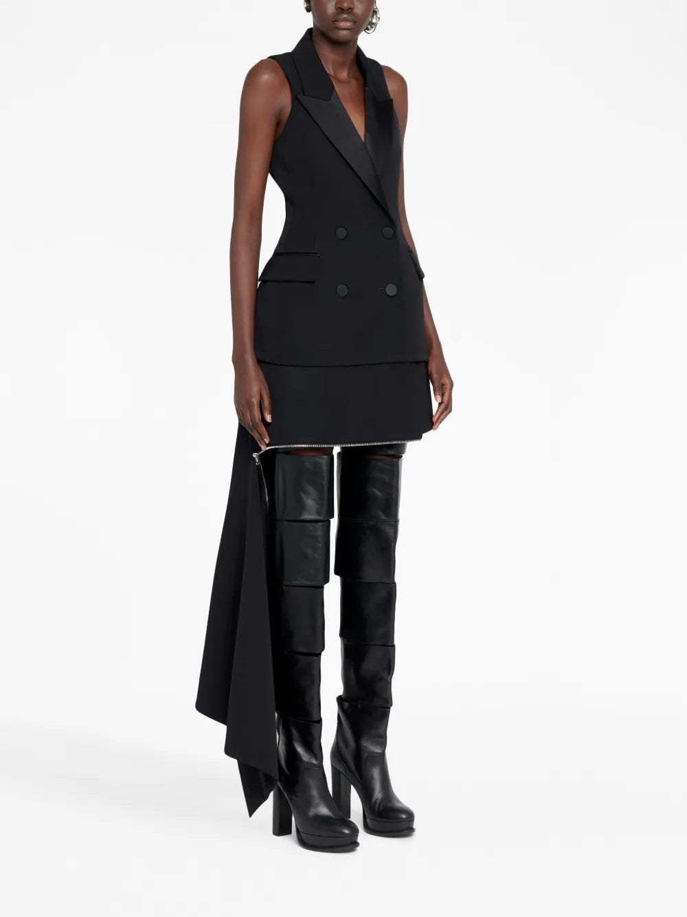 Skirts Split Skirt Alexander McQueen Black Women