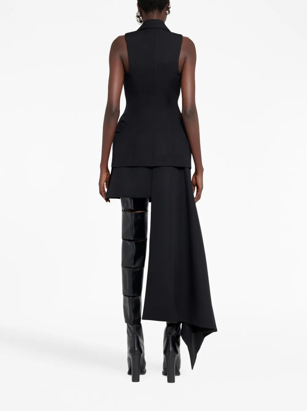 Jupes Jupe fendue Alexander McQueen Noir Femme