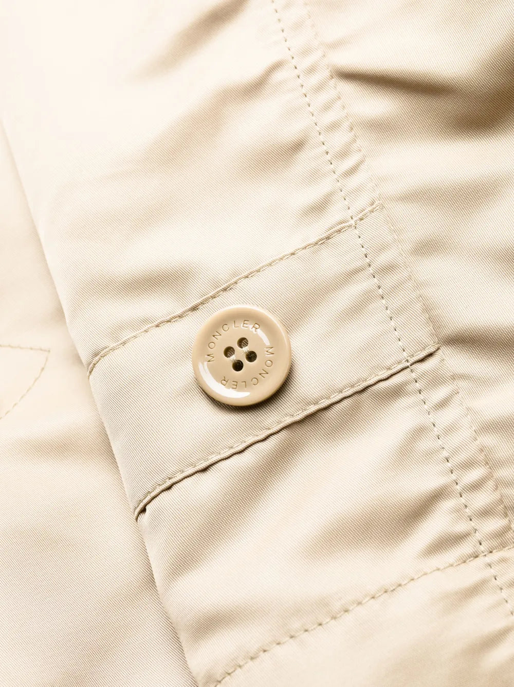 Abrigos Abrigo Trench Villerest Moncler Marrón Femme