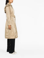 Abrigos Abrigo Trench Villerest Moncler Marrón Femme