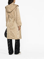 Abrigos Abrigo Trench Villerest Moncler Marrón Femme