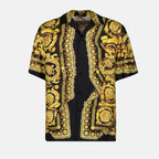 Hemden Chemise en soie Barocco Versace Gelb Homme
