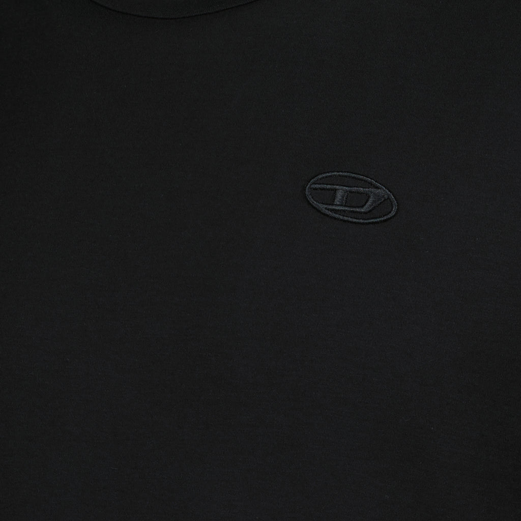 T-shirts T-shirt noir T-Adjust-Slits Diesel Noir Homme